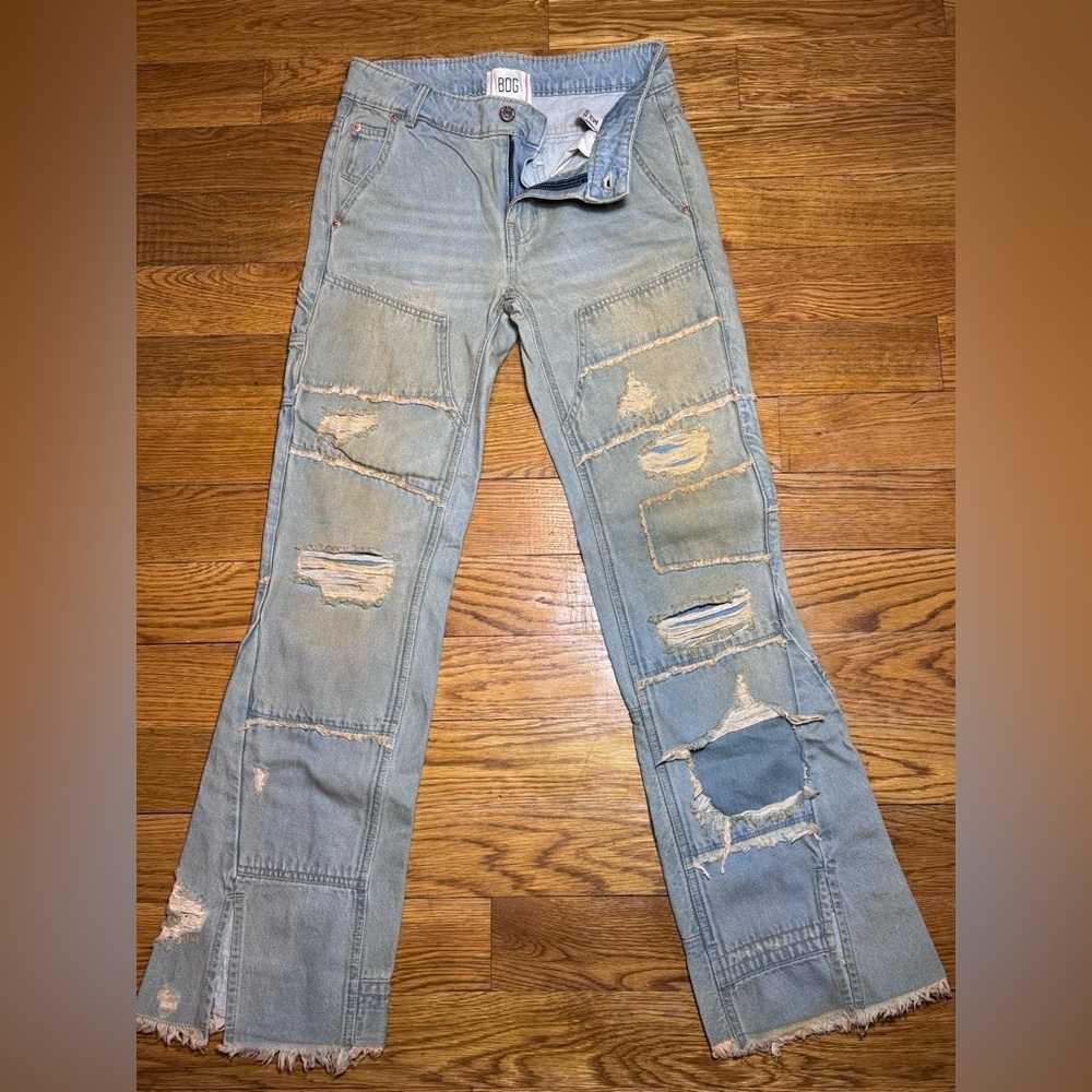 BDG Extreme Destroyed Boot Cut Jeans - Picture 3 of 6